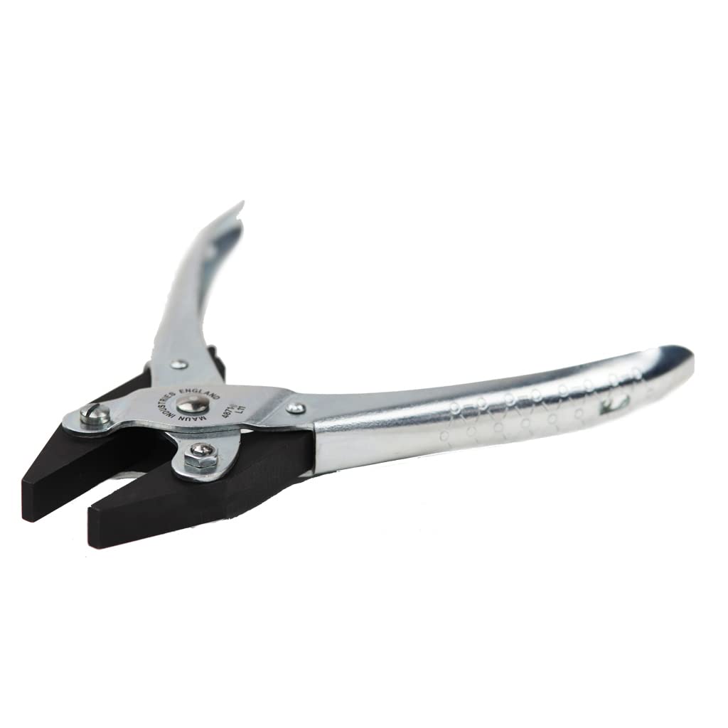 Maun Parallel Action Flat Nose Plier with Smooth Jaws and Return Spring (4871) - 140/160/200mm