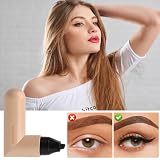 2 sztuki zestawu stempli do eyelinera w kolorach czarnym i brązowym – z szybkoschnącą tuszem, odpornym na rozmazywanie i wodoodporną formułą, idealny eyeliner na imprezy, podróże, pracę i wesela