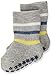 Produktbild FALKE Unisex Baby Multi Stripe Catspads B HP Hausschuh-Socken, grau (Stormy Grey 3822), 1-6 Monate (62-68cm)