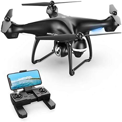 Holy Stone 1080P GPS FPV RC Drone HS100 with HD Camera Live Video and GPS Return Home, Large Quadcopter with Adjustable Wide-Angle Camera, Follow Me, Altitude Hold, 18 Minutes Flight, Long Control Range