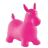 Belastbarkeit: bis 50 kg John Hop Hop Pony Neon Pink Sprungtier Hüpfpferd Hopser Springpferd Sitztier