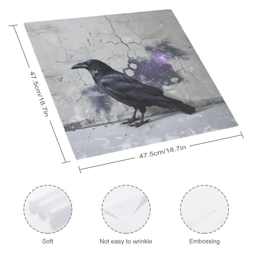 Servilletas de cuervo lavables y desechables: decora sin sufrir por las manchas en las fiestas 4
