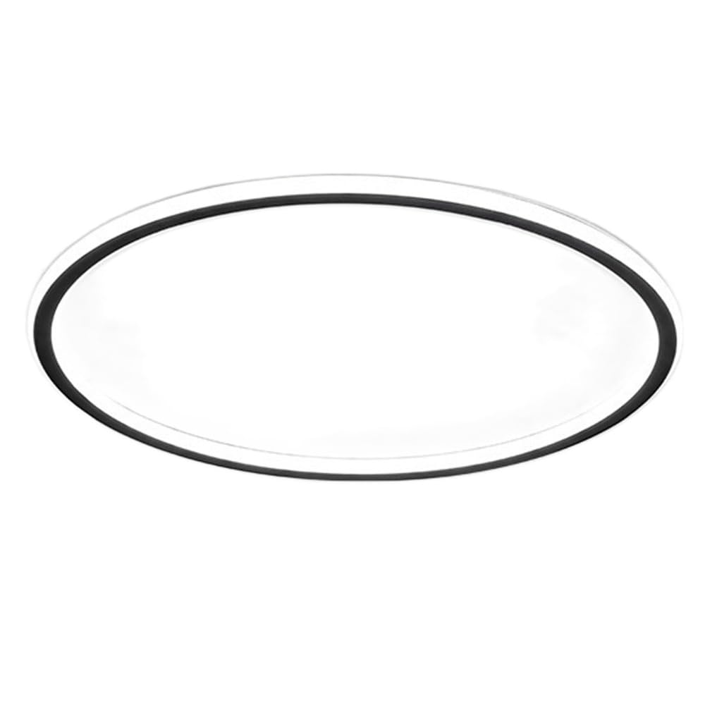SHUANGZ LED Ceiling Lamp Side Eeiling Lighting Black & White Profile Design, Flush Mount LED Ceiling Light Fixture, 3 Color Temperatures In One (3000k/4000k/6000k) Slim Room Living Room Light