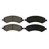 KFE KFE1084-104 Ultra Quiet Advanced Premium Ceramic Brake Pad FRONT Set Compatible With: 2006-2010 Dodge Ram 1500, Dakota, Durango; 2011-2018 Ram 1500; Chrysler Aspen; Raider