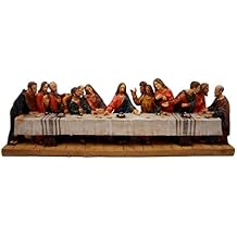 Ebros Da Vincis The Last Supper of Jesus and Disciples Decorative Figurine 12.25" L Religious Catholic Christian Decor Statue