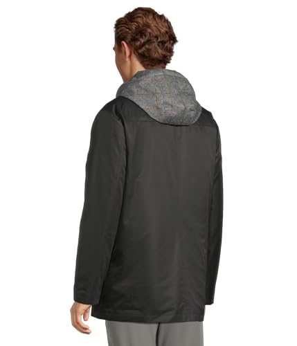 Johnston & Murphy Men's Upton Water-Resistant Raincoat with Removable Liner3