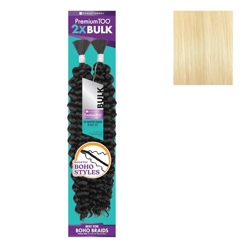 Sensationnel PremiumToo Bulk Weaving-2X Water Wave,1pk 22in, 613 BLONDE