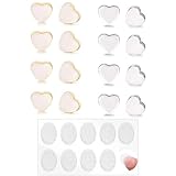 KASFREE 16 soportes de silicona para aretes pesados para orejas caídas, elevadores de aretes