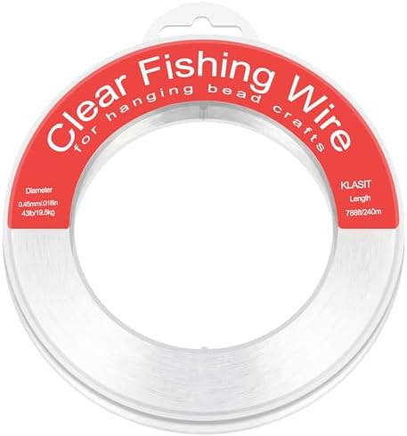 KLASIT Fishing Line 788FT,Invisible Monofilament Fishing Wire,Sup...
