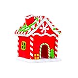 deco theme chalet Décoration sur le thème de noël : jolie petite maison avec un design sur le thème de noël, ajoute plus d'atmosphère de noël, décoration de cabine