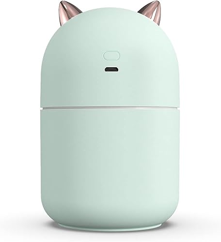 Miniatura 3 de Humidificador pequeño portátil mini humidificador de niebla fría de 101fl oz con luz nocturna humidificador personal USB apagado automático ultra