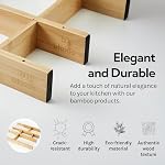 Adjustable Drawer Dividers Pack of 4 with Inserts, Set Kitchen Drawer Organizer for Utensils, Spice Organization, Deep Drawers and Baby Clothes - Image 4