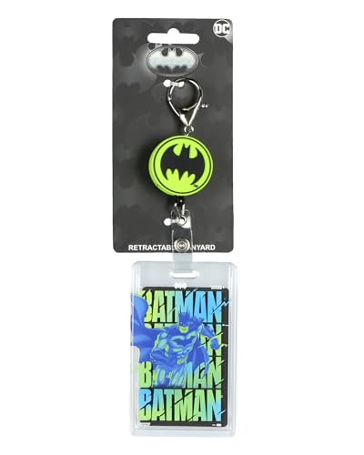 Porte-clés rétractable Batman protège-badge rigide anti-fissure - 4