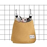 jaula para ardillas milanuncios Suave y cómoda: esta hamaca está forrada con un material de felpa cálido para una comodidad suave. La hamaca Sugar Glider mantiene a tu pequeño animal caliente y tu hámster puede acurrucarse dentro y disfrutarla.