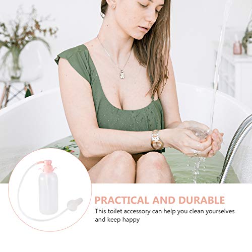 Healifty Mulheres Pós- Parto Essencial Garrafa Lâmpada Enema Anal Limpo Bidê Portátil Bidé Pulveriza