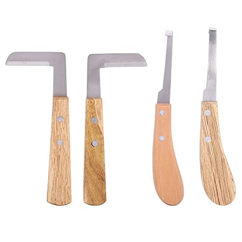 Pilipane Hoof Knife Set, Blades, Ergonomic Design, High Strength Trimming Tool for Cattle and Horse, Left and Right Handed, for Long-Lasting Steel Material
