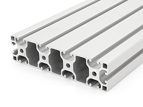 Profil aluminiowy 40 x 160 L typ I 8 rowków (lekki), srebrny anodowany. Profil aluminiowy 40 x 160 profil aluminiowy 40 x 160 profil systemowy 800 mm