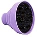 WAJIAYON Universal Collapsible Hair Dryer Diffuser Attachment-Foldable Portable Travel and Easy Storage Fit Most Hair Dryers with Nozzle Diameter D-1.575Inch to 1.968 Inch (4-5cm)- Violet