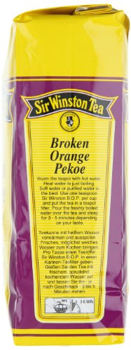 Foto von Sir Winston Broken-Orange-Pekoe Schwarztee, 1er Pack (1 x 500 g Packung)