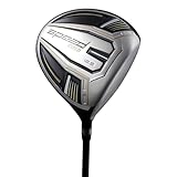 Speed System Golf Titanium Driver Golf Club, Loft Lightweight Graphite Shaft, Oversized Sweet Spot, Aerodynamic, USGA Conforming Mens Driver + Deluxe Headcover - Gold 12.5° Loft, Right