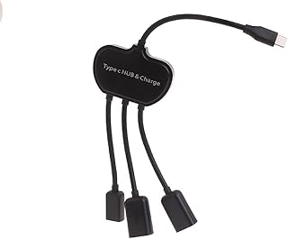 Type C Hub to 3 USB 2.0 Port HUB Multiple OTG 3 Port Type-C USB Power Charging Hub Cable Connector Adapter Type C Hub