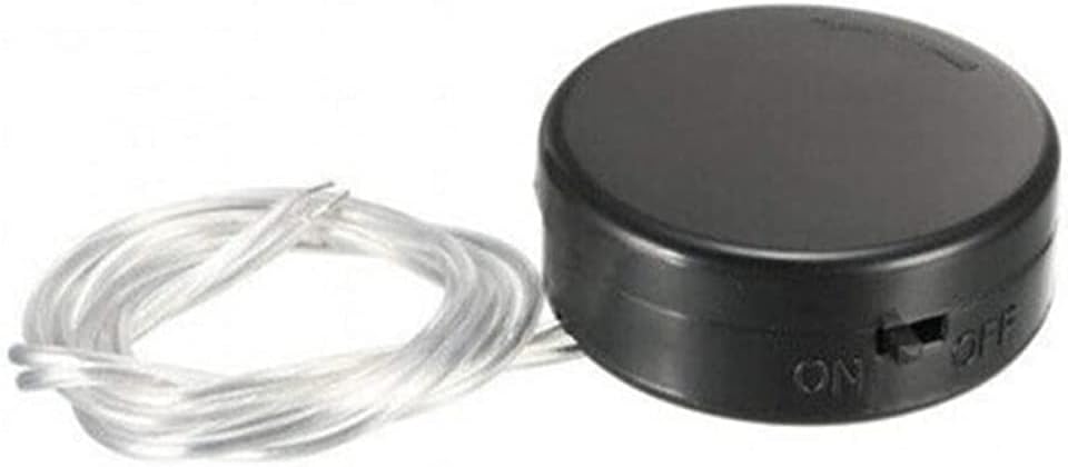 CR2032 Battery Holder Wire Lead Type 6V CR2032 Coin Cell Button Plastic Battery Holder Case with On/Off Switch 12 Pack