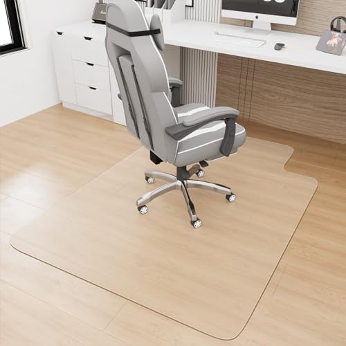 Office Chair Mat Carpet Office Chair Mat For Hardwood & Carpet - 31x47 Inch Anti-Slip Desk Floor Protector Rug, Brown Pattern, Machine Washable Rug Protector For Carpet Office Chair - View #5