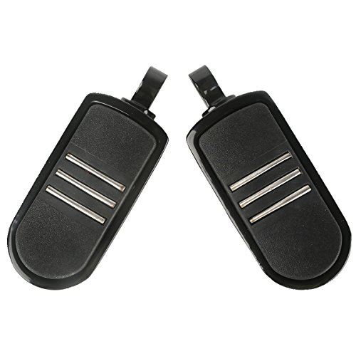 Black Foot Pegs Footrest Fits Harley Streamliner Style Electra Street Glide Road King #TOP4
