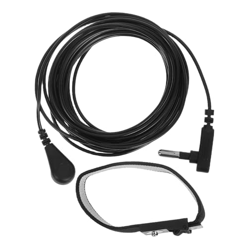 NAMOARLY Static Electricity Protection Band Sturdy Anti-Static Wrist Strap Braided Strapping Grounding Cord Essential for Pc Building Lab Safety