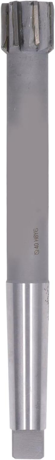 8 Flute Carbide Reamer Taper Shank Lathe Machine Reamer Metal Drilling Reaming Tool 40mm