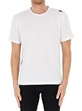 Col rond EA7 Emporio Armani 8058997866279 T-shirt pour homme en coton 6DPT04PJVPZ 8058997866279 - Blanc 0100
