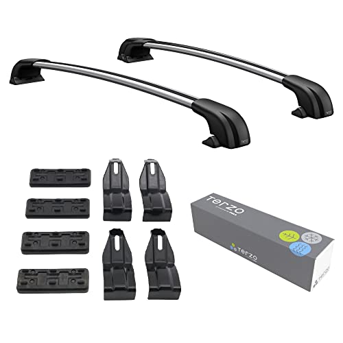 【Amazon.co.jp 限定】Terzo テルッツォ (by PIAA) 車種別ベースキャリアセット エアロバータイプ ブラック...