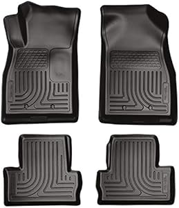 Husky Liners Weatherbeater Series | Front & 2nd Seat Floor Liners - Black | 98181 | Fits 2011-2015 Chevrolet Volt 4 Pcs