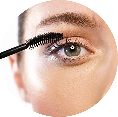 Cliganic USDA Organic Castor Oil, 100% Pure (8oz with Eyelash Kit) - For Eyelashes, Eyebrows, Hair & Skin | Natural Cold Pressed Unrefined Hexane-Free | DIY Carrier Oil | Cliganic 90 Days Warranty