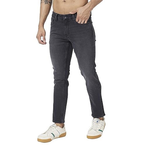 Image of Spykar Men's Skinny Fit Low-Rise Casual Jeans