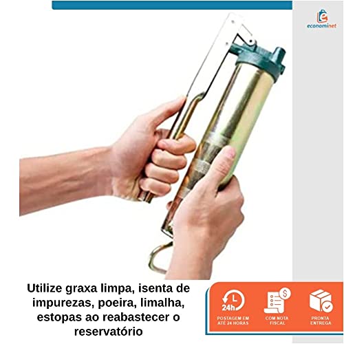 Bomba Manual para Graxa com Reservatório para 0,4 Kg - STARFER