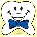 SmileMakers Happy Tooth Shaped Stickers - Prizes and Giveaways - 100 per Pack