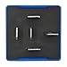 5-Pin Flasher Relay F65B-13350-AA, 5C3T-13350-AA TBB89 - Fix Fast Hyper Flash for Turn Signals & Hazard Warnings - Replacement for Ford, Lincoln, Mercury