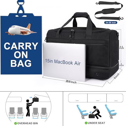 HILOMON Carry On Weekender Bag