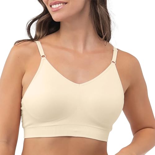 Underoutfit Full Coverage Bra - Wireless, Everyday Comfort Bra with Adjustable Straps