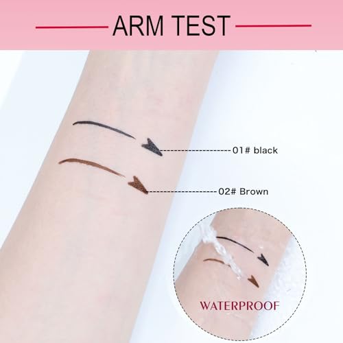 Winged Eyeliner Stamp Pen, delineador líquido resistente al agua miniatura 4