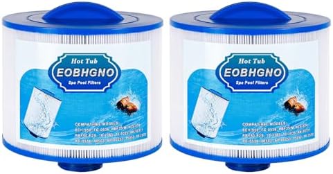 8CH-950 Spa Filter Replacement Compatible with Unicel 8CH-950, Filbur FC-0536, PBF35, PBF50-F2S, Baleen AK-90311, Bullfrog Spa Filters 10-2785,10-1035, 80503, Excel XLS-834 Filters, 35 sq.ft , 2 Pack