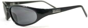 Black Flys Micro Fly Sunglasses - Shiny Black - Smoke Polarized Lenses