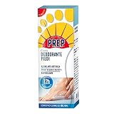 Prep, Crema Deodorante Piedi, Crema per i Piedi Antiodore con Attivo Antibatterico, a Base di Talco, Olio di Crusca di Riso, Mentolo e Aloe Biologico, Effetto Rinfrescante, Formato 75 ml