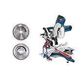 Bosch Professional Kapp- und Gehrungssäge GCM 8 SJL (Ø: 216mm, inkl. 2x Sägeblatt Standard + Optiline Wood) - Amazon Exclusive