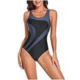 【Protection solaire 】: extensible, durable, lisse, super confortable et très extensible offrant un excellent ajustement,maillot de bain une pièce pour femme, avec faible absorption d'eau, séchage rapide, protection UV, léger, respirant, durable, tissu résistant aux couleurs. Facile à enfiler et à enlever, offre une protection solaire physique, il offrira une couverture complète pendant toutes vos vacances d'été à la plage