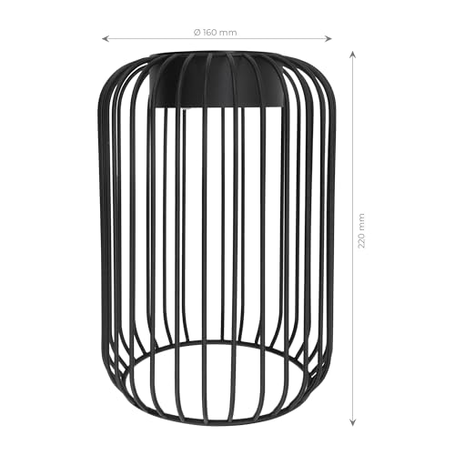Ledvion - LED Solar Table Lamp Cylinder, Black, IP44, Solar Energy, 0.25W, 3000K - Image 4