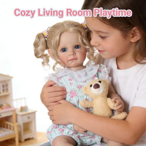 Muñeca Bebé Reborn Realista 22 Pulgadas Tookyhill miniatura 2