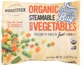 Woodstock Farms Organic Steamable Mixed Vegetables, 12 Ounce - 12 per case.