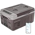 EUHOMY 12 Volt Refrigerator, 11 Quart (10L) Compressor Electric Cooler APP Control, Car Fridge 12/24V DC & 120-240V AC, Car Refrigerator -4?~68?, Portable Freezer for RV, Camping, Travel